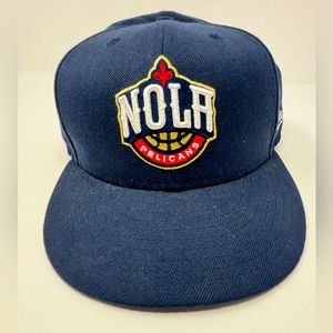New Orleans Pelicans NEW ERA 59 fifty NBA fitted hat 7 3/4 NWOT